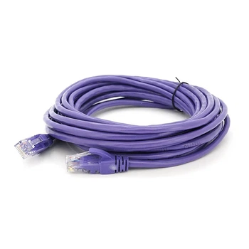 Патч-корд літій RITAR, UTP, RJ45, Cat.5e, 7,5m, фіолетовий, Cu (мідь)