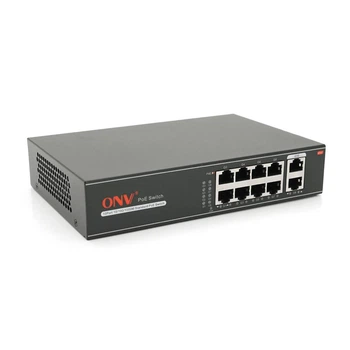 8мі портовий PoE Full Gigabit комутатор ONV-H3108P, 8xPoe1000Мбіт + 2х1000 Мбіт, IEEE802.3af/at, загальна потужність 120 Вт (UG-33742)
