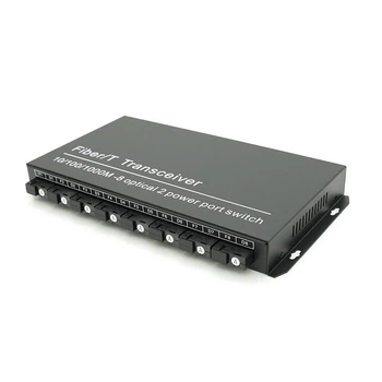 Комутатор UPLINK UFS CK-880IS8F2E Fiber Switch 8Fiber 100Mbps + 2 1000M RJ45 ports, корпус метал, БП в комплекті (UG-15944)