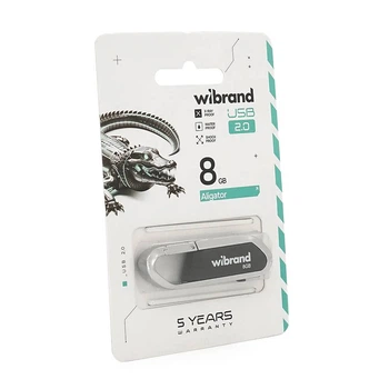 Флеш-накопичувач Mibrand Aligator, USB 2.0, 8GB, Blister