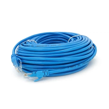 Патч-корд літій RITAR, UTP, RJ45, Cat.5e, 20m, синій, Cu (мідь)