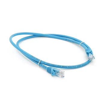 Патч-корд літій RITAR, UTP, RJ45, Cat.6, 1m, синій, Cu (мідь)
