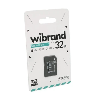 Карта пам'яті Wibrand microSDHC Class 10 UHS-I, 32GB