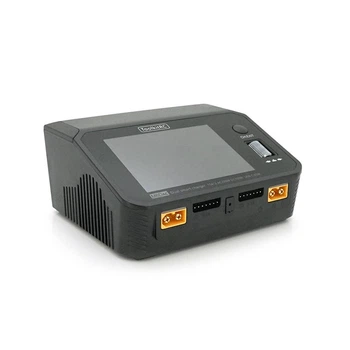 Зарядний пристрій ToolkitRC M6DAC два канала по 350Вт, тип АКБ LiPo, LiHv, Li-ion, NiMh, LiFe, Pb, USB iнтерфейс, XT60, вхiд 7-28В,AC 100-240В, вага 520г (UG-34903)