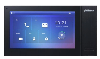 7" IP відеодомофон із пам'яттю Dahua DHI-VTH2421FB-P
