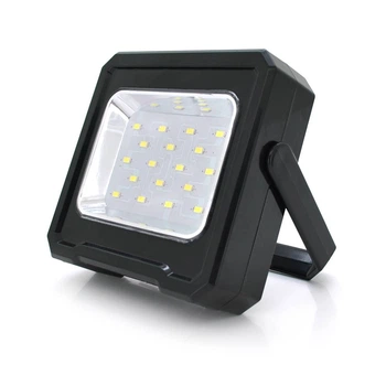 Переносний ліхтар-прожектор RC-C095+Solar (20W), 18 LED(SMD), 3 режими роботи, заряд від USB+Solar, вбудована батарея, Box (UG-28997)