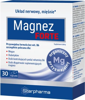 Дієтична добавка Starpharma Магній Форте 30 капсул (5902989930994)