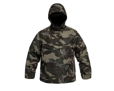Куртка літня Brandit Summer Windbreaker з вітрозахисними та водовідштовхувальними властивостями вітровка анорак Darkcamo L