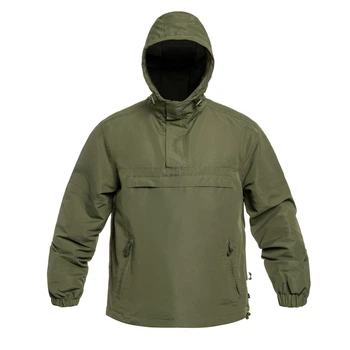 Куртка літня Brandit Summer Windbreaker з вітрозахисними та водовідштовхувальними властивостями вітровка анорак олива M