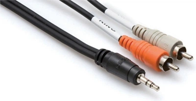 Аудиокабель Hosa TRS 3.5 мм - 2 x RCA 3 м (728736013254)