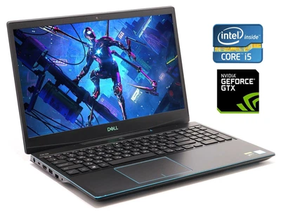 Ігровий ноутбук Б-клас Dell G3 3590 / 15.6" (1920x1080) IPS / Intel Core i5-9300H (4 (8) ядра по 2.4 - 4.1 GHz) / 8 GB DDR4 / 256 GB SSD NVMe / nVidia GeForce GTX 1050, 3 GB GDDR5, 96-bit / WebCam б/в