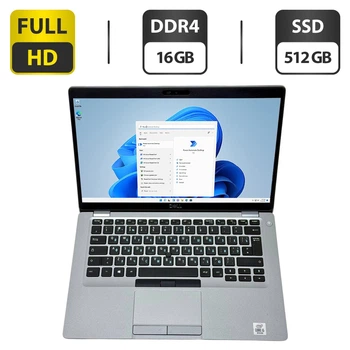 Ультрабук Dell Latitude 5410 / 14" (1920x1080) IPS / Intel Core i5-10310U (4 (8) ядра по 1.7 - 4.4 GHz) / 16 GB DDR4 / 512 GB SSD / Intel UHD Graphics / WebCam / Windows 11 Pro б/у