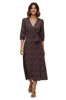 Жіноча сукня Vero Moda Georgia 3/4 S 10268859 BRB (S)
