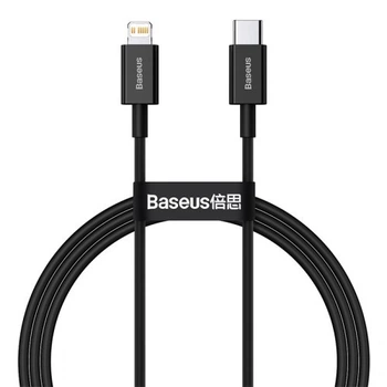 PD кабель Baseus Superior Series Fast Charging Data Cable Type-C to iP PD 20W 1m Black CATLYS-A01