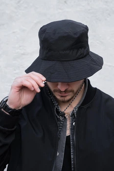 Чоловіча Компактна Панамка Трансформер Packable Hat Black