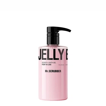 Гель для душа Mr.SCRUBBER Jelly Bubbles Peony in Love Shower & Bath Gel для очистки и ухода за кожей тела с цветочным ароматом 500 мл