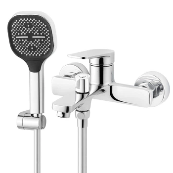 Смеситель для ванны Venta однорычажный, хром + ручная лейка (BA305KС)