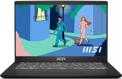 Ноутбук 14'' MSI Modern 14 C12M-203IT Intel Core i3-1215U RAM 8GB SSD 512GB Windows 11 (UKR) Б/В