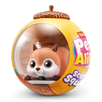 Интерактивная игрушка Pets Alive S1 Белочка, коричневая 9565E