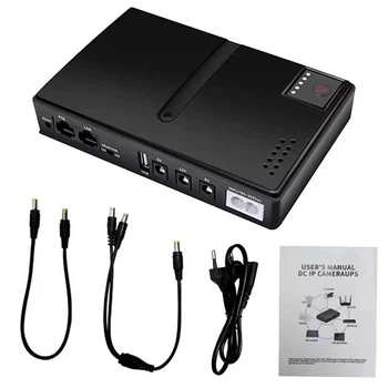 Мини DC UPS 1018L с аккумулятором | Резервное питание 5V 9V 15V 24V 2A из 4 шт АКБ LG 2900mA