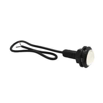 Орлине око врізні Led ДХО Autoexpect Білий 12V 23мм Чорний (10818)