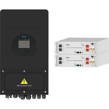 Система хранения энергии Deye SUN-6K-SG03 Black 6kW + 2 АКБ SE-G5.1 Pro-B 10.2Wh (51.2V/100Ah/5120Wh) [159289]