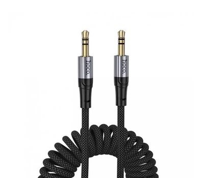 Cable AUX 3.5mm to 3.5mm (1m) — Hoco UPA33 Audio Cable — Black (787972)