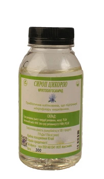 Олигофруктоза на сиропе цикория, ФОС, FOS, сироп цикория 300г
