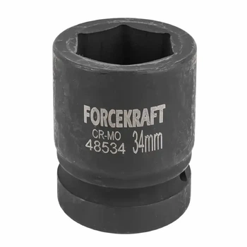 Головка ударна 6-гранна 1" 34 мм FORCEKRAFT FK-48534