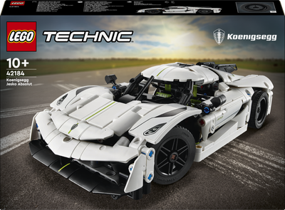 Конструктор LEGO Technic: Білий гіперкар Koenigsegg Jesko Absolut 801 елемент (42184)