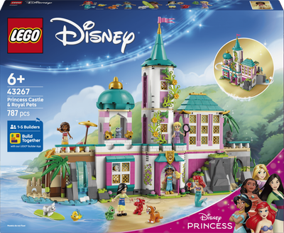 Конструктор LEGO Disney Замок принцеси та королівські домашні улюбленці 787 елементів (43267)