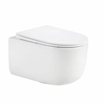 Унитаз подвесной Qtap Taurus Ultra Quiet 515×360×350 мм, White, с сиденьем Slim Duroplast / Soft-close / Quick Release