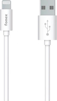 Kabel Fonex Lightning - USB Type-A 1.2 m White (USBMFW)