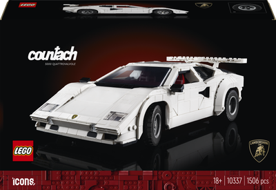 Конструктор LEGO Icons Lamborghini Countach 5000 Quattrovalvole 1506 елементів (10337)