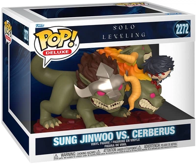 Фигурка Funko POP! Deluxe: Solo Leveling Sung Jinwoo vs Cerberus 12.4 см 90634 (889698906340)