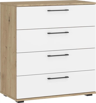 Комод Halmar FORMO 77x40x82 см Дуб античний/Білий (5905248129313)