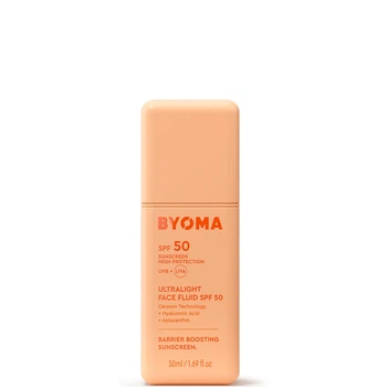 Сонцезахисний флюїд для обличчя з SPF50 Byoma Ultralight Face Fluid SPF50 (50 ml)