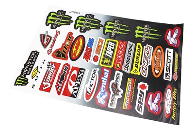 Наклейки на планшете MOTORSPORT набор 30 шт 30x45 PRC