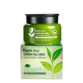 Крем для лица FarmStay Green Tea оздоравливающий с экстрактом зелёного чая 100 мл
