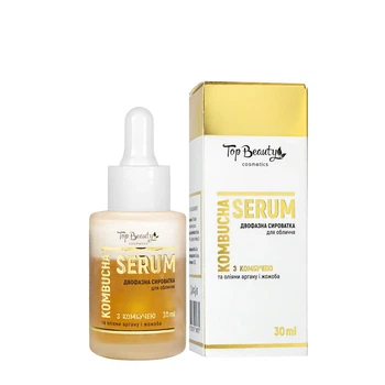 Двухфазная сыворотка для лица с комбучей Top Beauty Combucha Serum, 30 мл