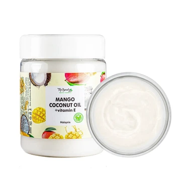 Масло для тела и волос кокосовое Top Beauty с витамином Е и ароматом манго 250 мл