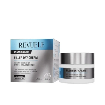 Дневной крем-филлер для лица Revuele Plumped Skin Filler с гиалуроновой кислотой, 50 мл
