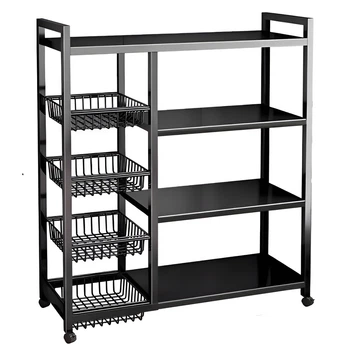 Этажерка на колесах L "Strong" 120*32*135см M50282-L