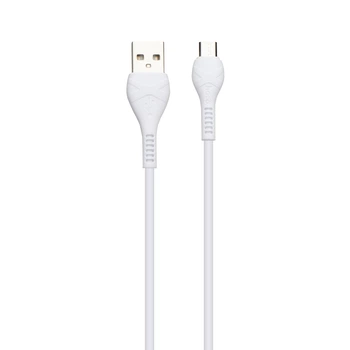 Кабель USB Hoco X37 Cool Power Charging Micro Бiлий