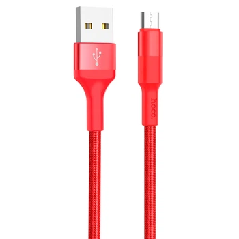 Кабель USB Hoco X26 Xpress Charging USB - Micro USB Красный
