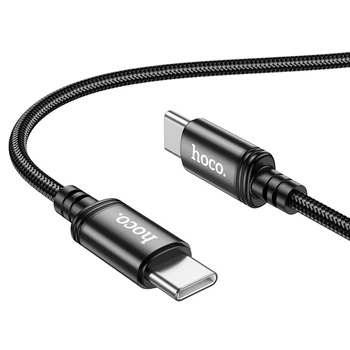 Кабель USB Hoco X89 Wind 60W Type-C to Type-C Колір Чорний