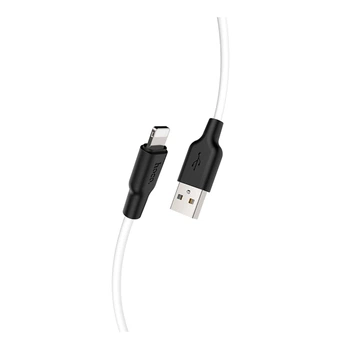 Кабель USB Hoco X21 Silicone Lightning Колір Чорно-Білий