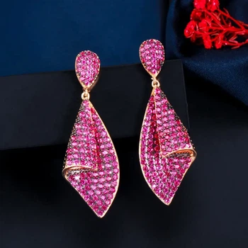 Серьги красные ( 26815 )