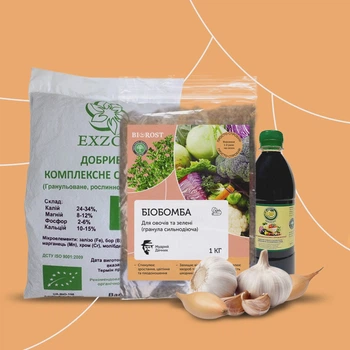 Био-набор удобрений/защиты для посадки чеснока и лука