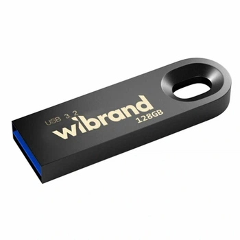 USB флешка 128Гб 3.2 Wibrand Eagle серый металл для хранения и переноса данных